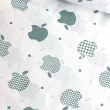 Taç Yeşil Elma Nevresimlik Poplin Kumaş