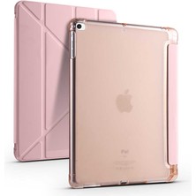 Canpay Apple Ipad 6.nesil 9.7" Uyumlu Arka ve Ön Kılıf Canpay-Pen Standlı ve Kalem Bölmeli