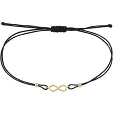 Engingold 14 Ayar Altın Sonsuzluk Ipli Bileklik