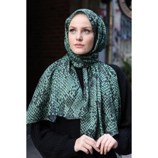 Stella Eşarp Stella Snake Desen Pamuklu Şal Çağla