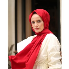 Stella Eşarp Stella Medine Ipeği Şal Kırmızı