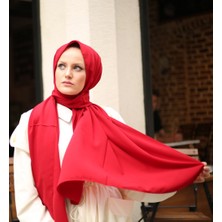 Stella Eşarp Stella Medine Ipeği Şal Kırmızı