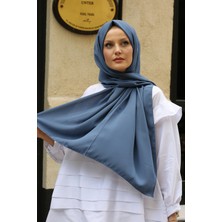 Stella Eşarp Stella Medine Ipeği Şal Indigo