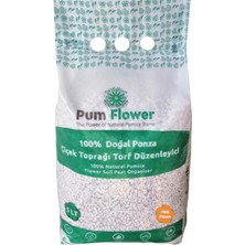 Pumice World Pum Flower Fide ve Fidan Toprağı Torfu, 5 Litre, Ponza, Torf Düzenleyici