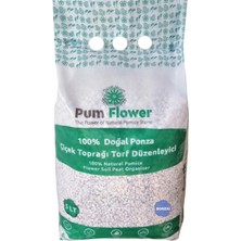 Pumice World Pum Flower Bonsai Toprağı Torfu, 5 Litre, Ponza, Torf Düzenleyici