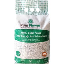 Pumice World Pum Flower Tarım Toprağı Torfu, 5 Litre, Ponza, Torf Düzenleyici