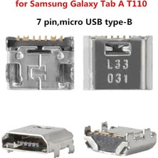 Fano USB Galaxy Tab A T110 T111 T113 T115 T116 T560 T561 T580 T585 Şarj Soketi Için Konnektör 2 Adet