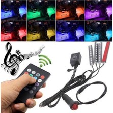 Btm Mrt  12 Ledli Ayak Altı LED Lamba Sese Duyarlı LED Müziğe Duyarlı LED Ayak Altı LED