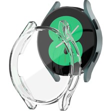 Microcase Samsung Galaxy Watch 4 44MM Önü Kapalı Tasarım Silikon Kılıf