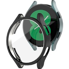 Microcase Samsung Galaxy Watch 4 44MM Önü Kapalı Tasarım Silikon Kılıf