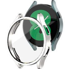Microcase Samsung Galaxy Watch 4 44MM Önü Kapalı Tasarım Silikon Kılıf