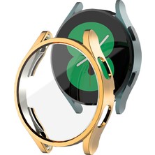 Microcase Samsung Galaxy Watch 4 44MM Önü Kapalı Tasarım Silikon Kılıf