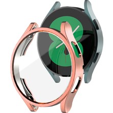 Microcase Samsung Galaxy Watch 4 44MM Önü Kapalı Tasarım Silikon Kılıf