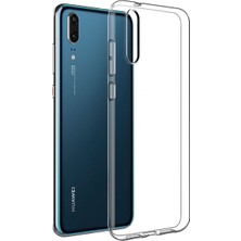 Happycase Huawei P20 Kılıf Lüx Şeffaf Silikon