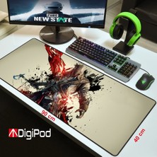 Digipod Gaming Oyuncu Mousepad  90X40 XXL  Kaymaz Taban ASSASİN 4mm Kalınlık