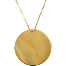 Altınbeyi Altın Plaka Kolye 3.68 Gram 14 Ayar