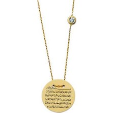 Altınbeyi Altın Ayetel Kürsi Kolye 2.08 Gram 14 Ayar