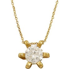 Altınbeyi Tektaş Kolye 1.88 Gram 14 Ayar Altın
