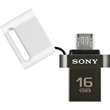 Sony USM16SA3 Çift Mikro USB 3.0 Flash Bellek Beyaz