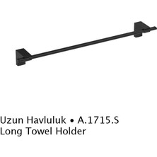 DUXXA Deppot F1 Mat Siyah Uzun Havluluk A.1715.S