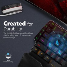 Vertux Combat Tuş Takımı Tek Elle Kontrol Joystick Destekli Quickstrike™ Klavye