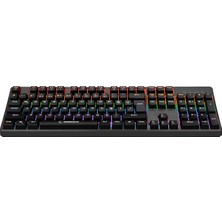 Rampage KB-R18 MYTH Siyah Gökkuşağı Aydınlatmalı Q Full Mekanik Gaming Oyuncu Klavye