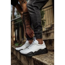 Knack Xon1 Sneakers Ayakkabı 606 Beyaz (Siyah Taban)