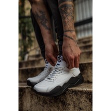 Knack Xon1 Sneakers Ayakkabı 606 Beyaz (Siyah Taban)