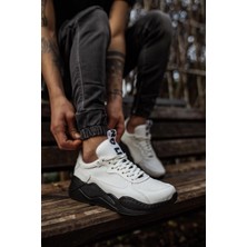 Knack Xon1 Sneakers Ayakkabı 606 Beyaz (Siyah Taban)