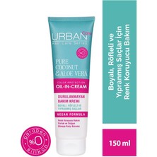 URBAN Care Pure Coconut & Aloe Vera Renk Koruyucu Durulanmayan Bakım Kremi 150 ml -vegan