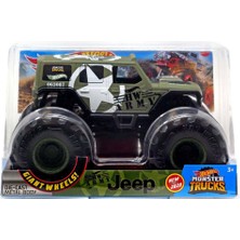 Hot Wheels Monster Trucks 1:24 Arabalar Army Jeep GJG71