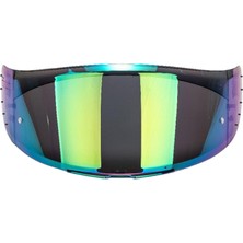 Homyl Yarış Motosiklet Motosiklet Kask Visor Anti-Sis Tam Yüz Kask Lens Mt-V-14 Targo Için - Renkli (Yurt Dışından)