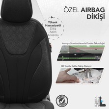 Otom Ruby Design Airbag Dikişli Özel Tasarım Oto Koltuk Kılıfı Tam Set