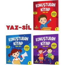 Konuşmaya Başlıyorum ve Konuşturan Kitaplar Yaz-Sil 6 Kitap 4 Kalem