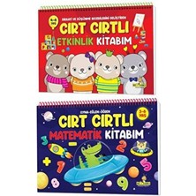 2 Kitap Set Dikkati ve Düşünme Becerilerini Geliştiren Cırt Cırtlı Etkinlik Kitabım