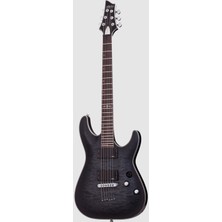 Fenix Schecter C-1 Platinum Elektro Gitar (See-Thru Siyah Saten)