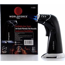 Worldforce Turbo Torch Piezo 1300° Doldurulabilir Jet Pürmüz  3 Alevli