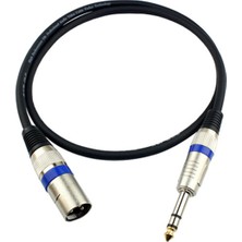 Jsj Profesyonel 6.35MM Fiş - Xlr Fiş Ses Kablosu Dönüştürücü (Yurt Dışından)