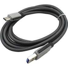 Flameer Örgülü USB Tipi C 3.1 Usb-C Şarj Şarj Kablosu Samsung S8 / S9 G6 (Yurt Dışından)