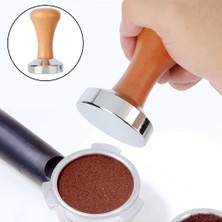 Dolity Kahve Söğürtüsü, Espresso Kahve Basın Paslanmaz Çelik Kurcağa Mutfağı Kahve Dükkanı Malzemeleri - 51MM Açık Kahverengi