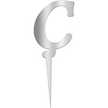 Festivall Pleksi Harf 12CM Gümüş Ç