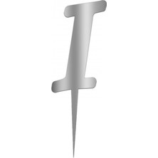 Festivall Pleksi Harf 12CM Gümüş I