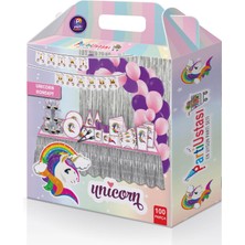 p parti oyunevi Parti Oyun Evi Unicorn Doğum Günü Parti Seti 100 Parça