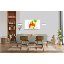Idealizbiz Meyveler Cam Tablo 4mm Dayanıklı Temperli Cam