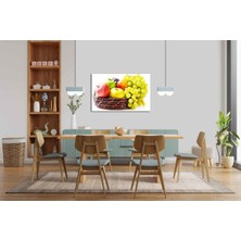 Idealizbiz Meyveler Cam Tablo 4mm Dayanıklı Temperli Cam