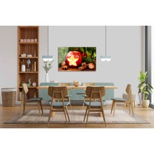 Idealizbiz Meyveler Cam Tablo 4mm Dayanıklı Temperli Cam