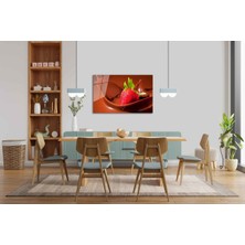 Idealizbiz Meyveler Cam Tablo 4mm Dayanıklı Temperli Cam