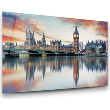 Glass Art Westminster Sarayı Yatay Cam Tablo