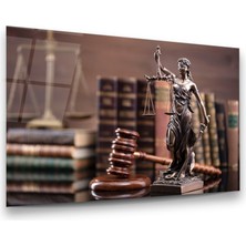 Glass Art Adalet Yatay Cam Tablo