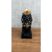 Inyoda Shop Dekoratif Aslan Kral Gold-Altın Biblo